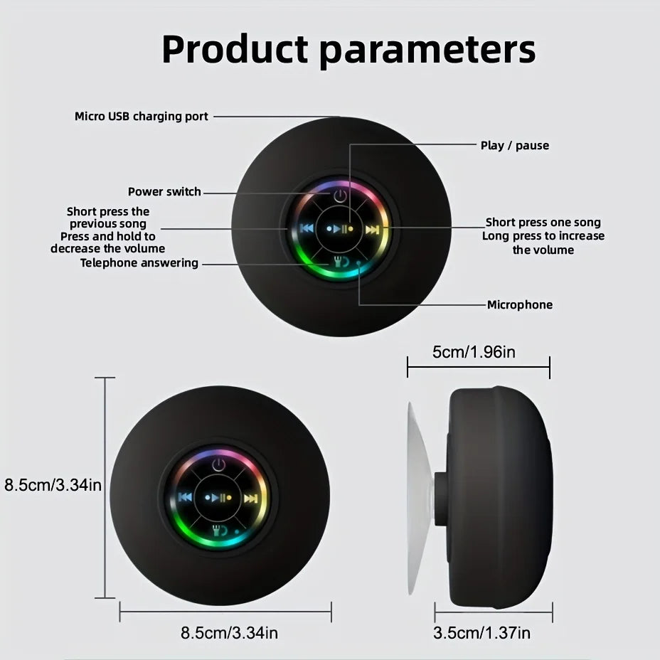 AquaBlast Wireless Shower Speaker